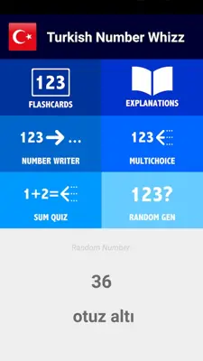Turkish Number Whizz android App screenshot 9